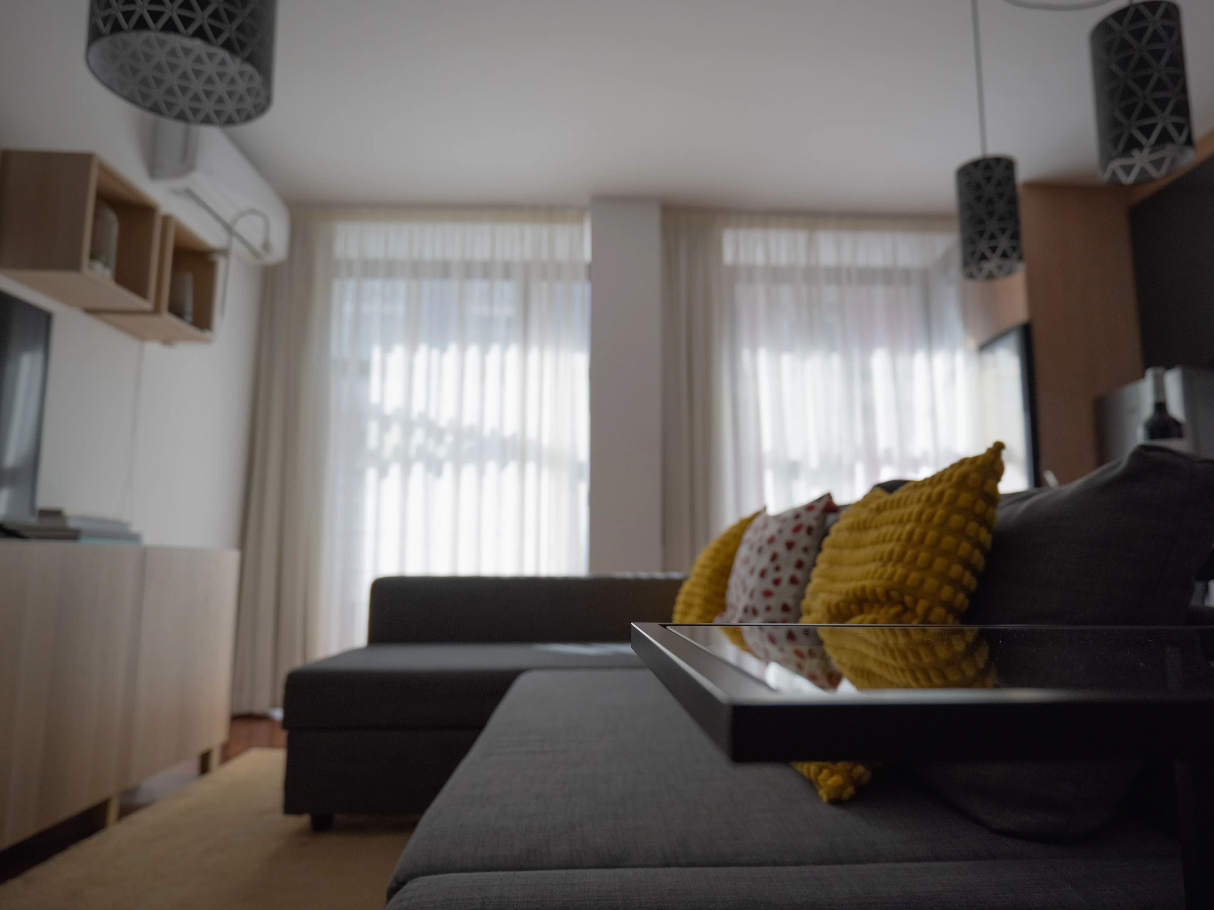 Fotografia do interior de um apartamento