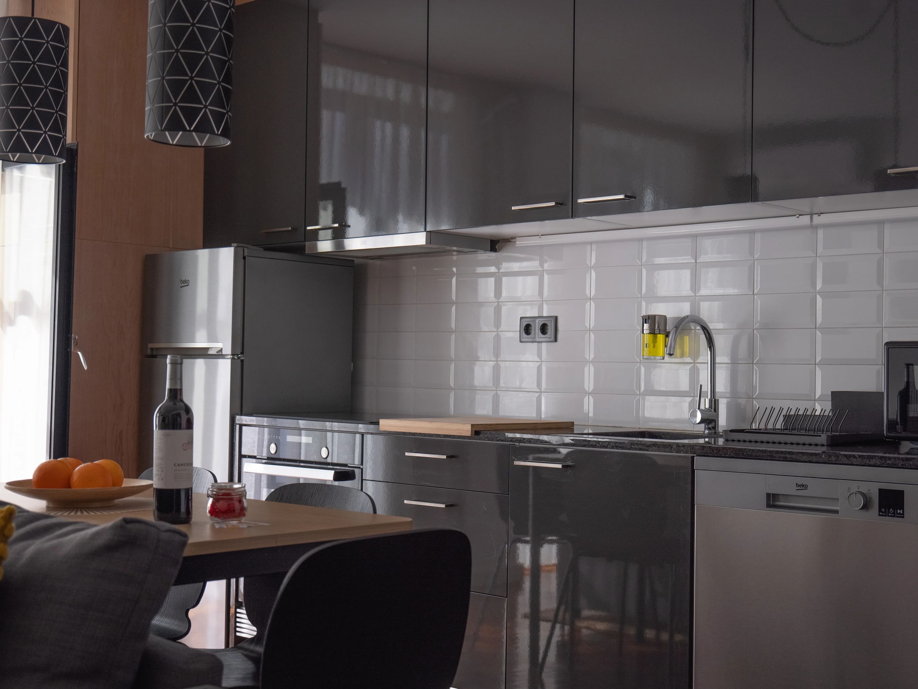 Fotografia do interior de um apartamento